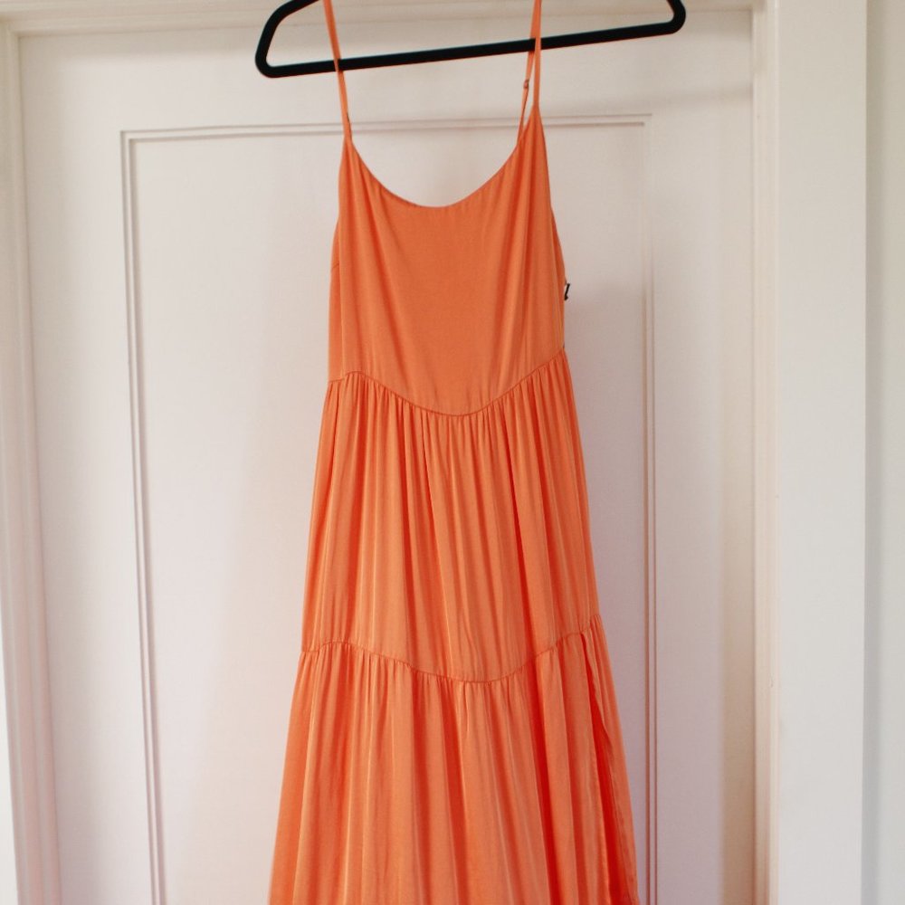 COPY - Stillwater "The Memz" Maxi Dress Tangerine - S
